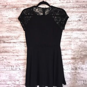 Black lace dress